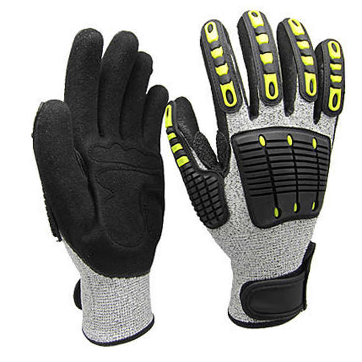 Work Glove Impact - Heavy Duty Work Gloves Anti-Cut Rubber