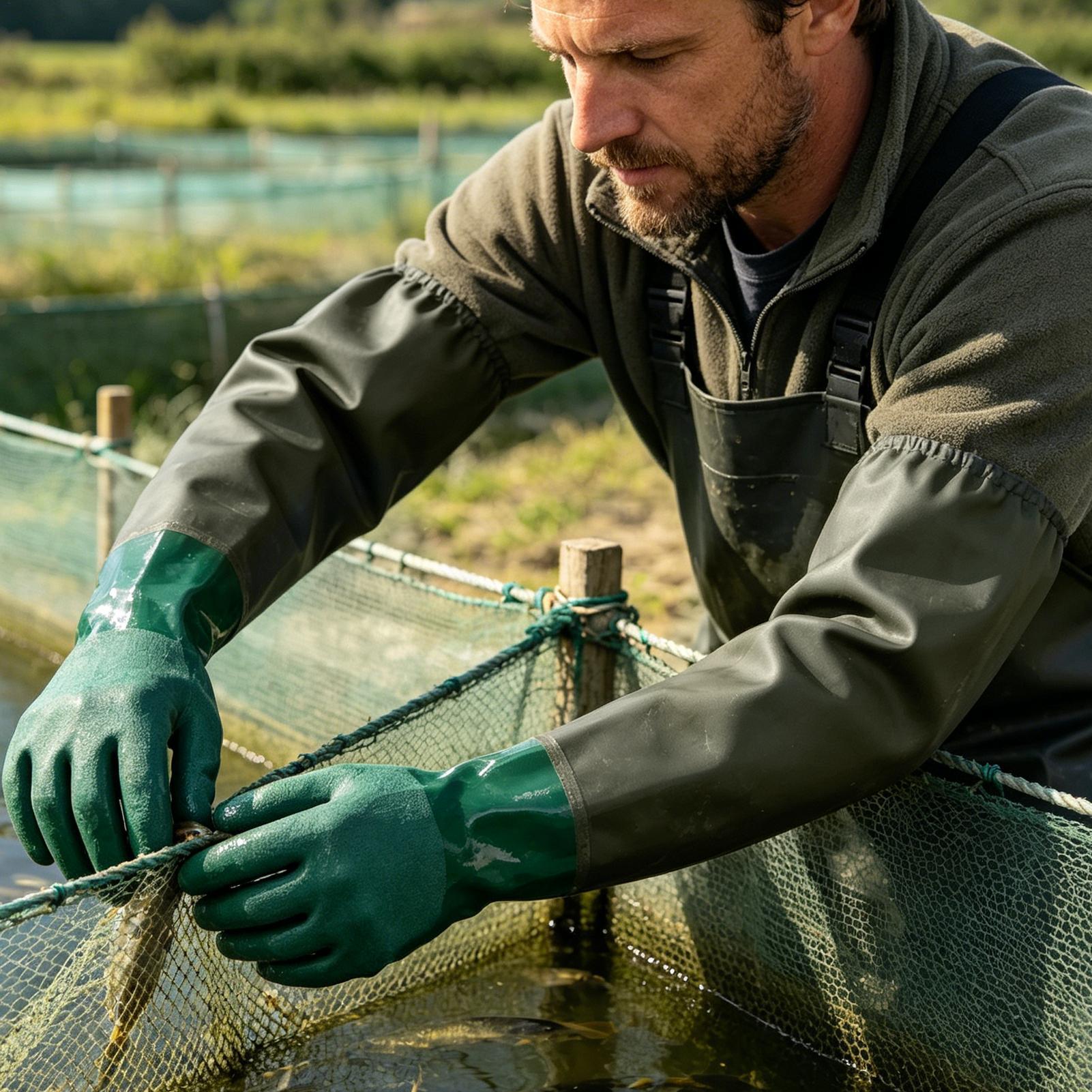 Waterproof Fishing Hand Protec - đánh giá và giá Rubber Glove Cleaning