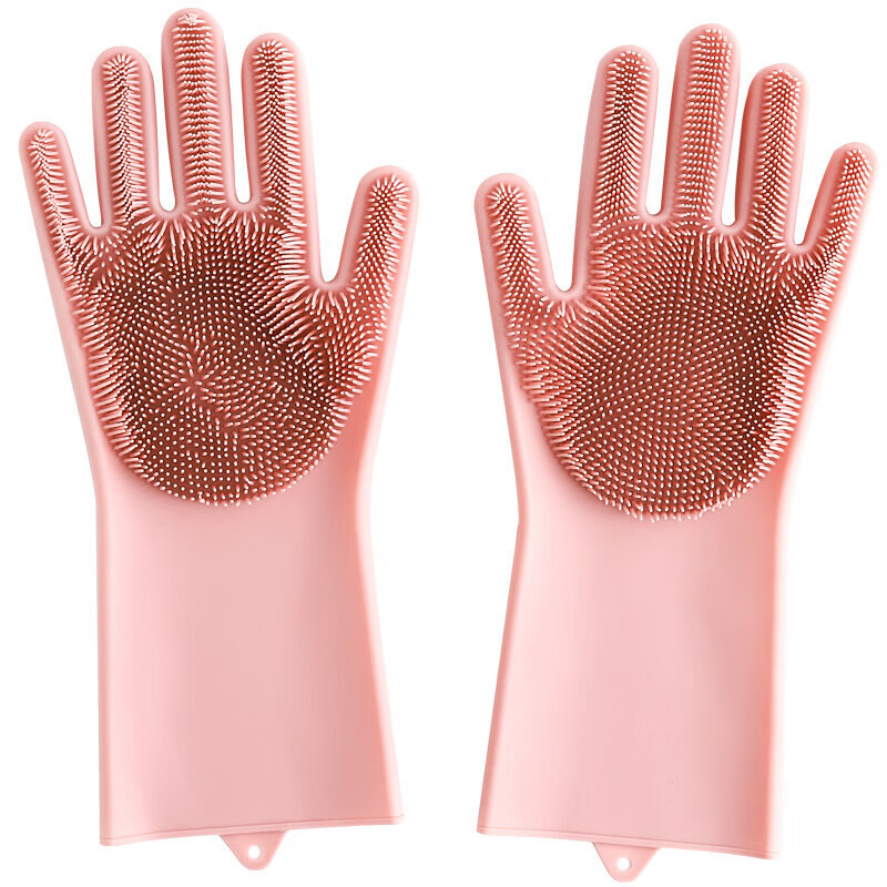 Silicone Dishwashing Gloves, M - đánh giá và giá Rubber Glove Cleaning