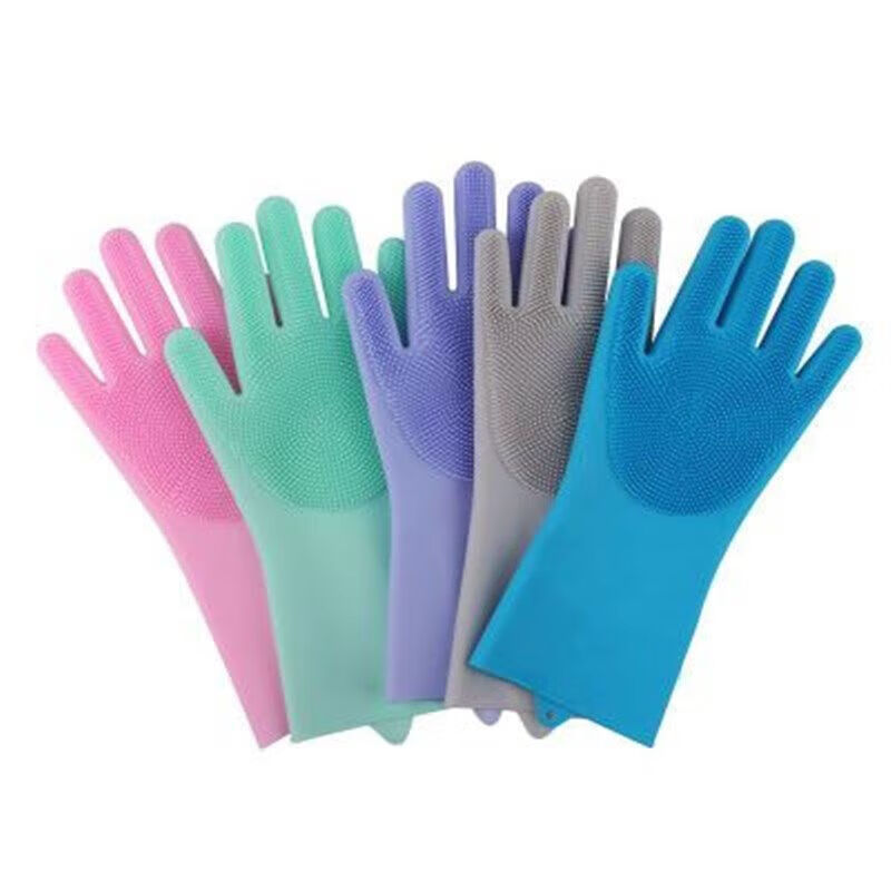 Silicone Dishwashing Gloves, M - đánh giá và giá Rubber Glove Cleaning