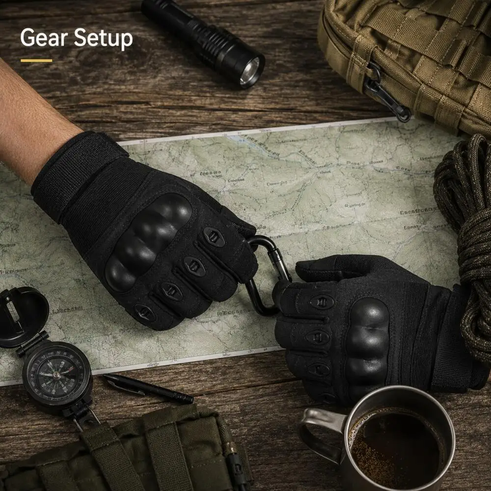 Hard Impact-Resistant Tactical - đánh giá và giá Work Glove Impact