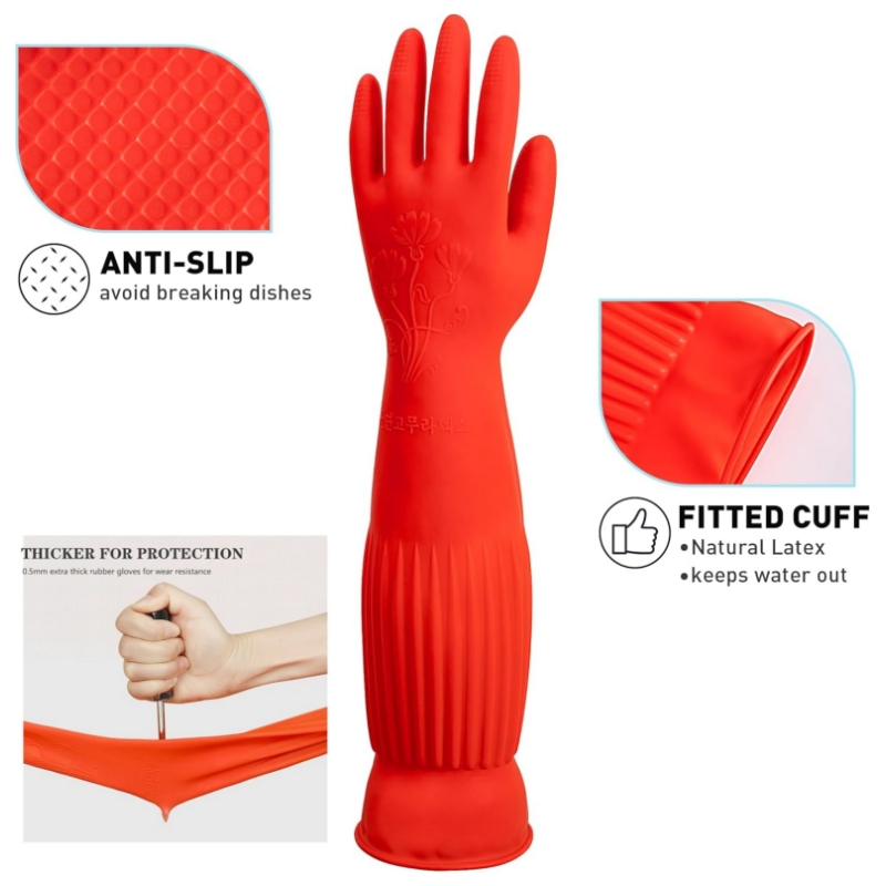 45CM Extra-Long Rubber Cleanin - đánh giá và giá Rubber Glove Cleaning