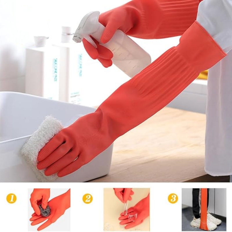 45CM Extra-Long Rubber Cleanin - đánh giá và giá Rubber Glove Cleaning