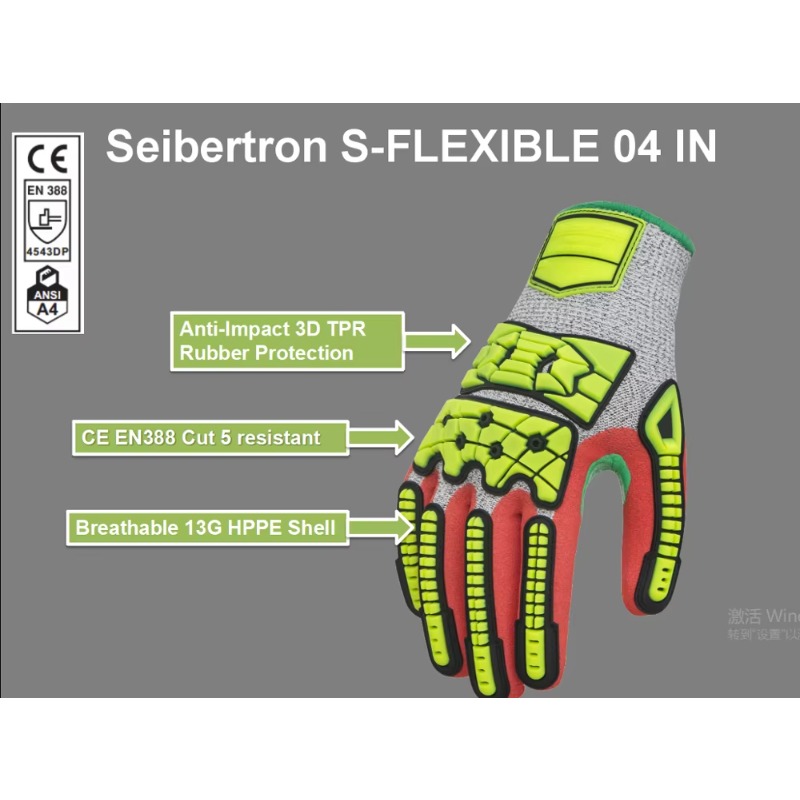 Gloves High Impact Cut Resista - đánh giá và giá Work Glove Impact