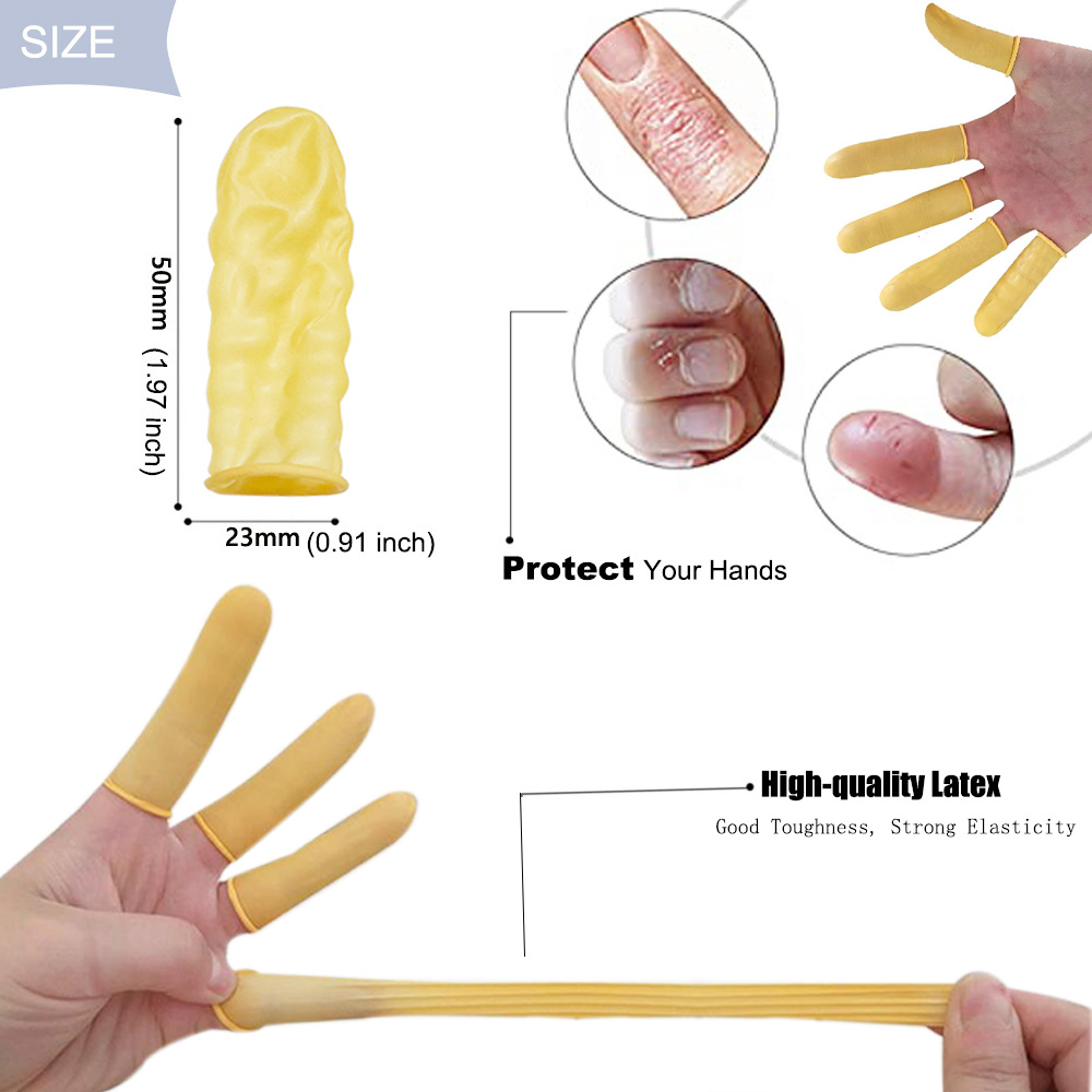 100pcs Disposable Latex Finger - đánh giá và giá Rubber Glove Cleaning