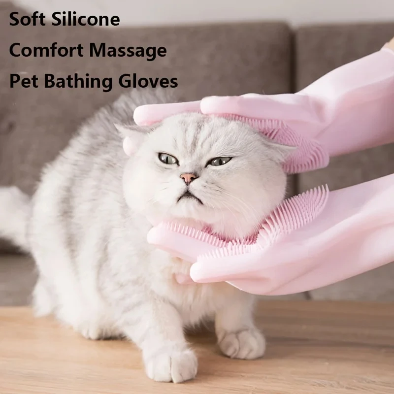 Pet Grooming Cleaning Gloves D - đánh giá và giá Rubber Glove Cleaning